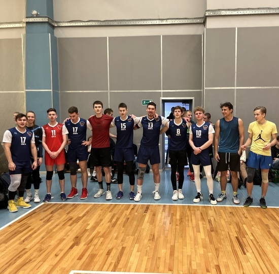 Мужская волейбольная команда СПбГУТ снова побеждает