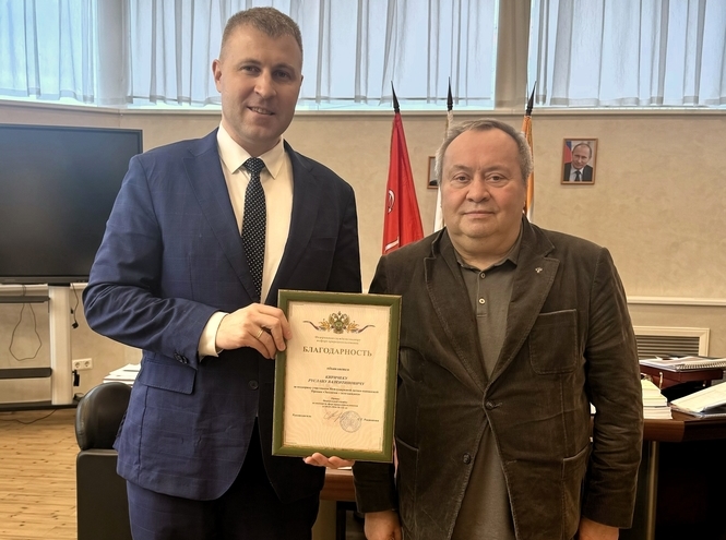 Ректор СПбГУТ получил благодарность Росприроднадзора за поддержку экопремии