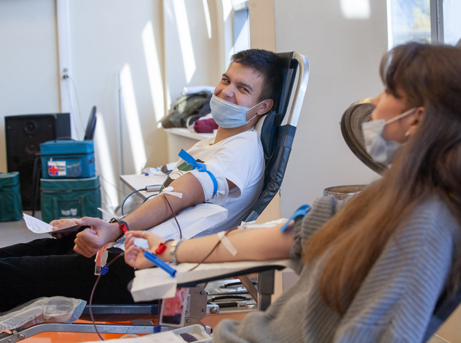 В СПбГУТ проходит День донора