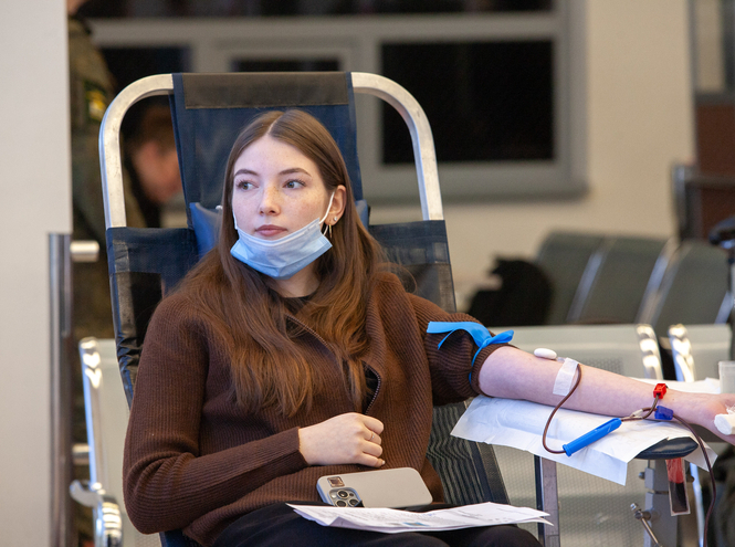 В СПбГУТ проходит День донора