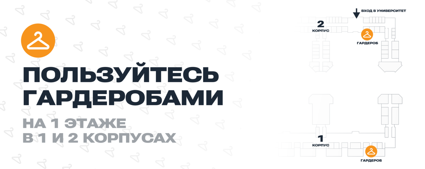 В главном корпусе СПбГУТ открылись новые гардеробы