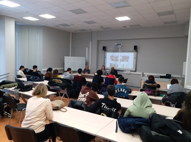 Introductory meeting with students of the Preparatory Department for foreign citizens