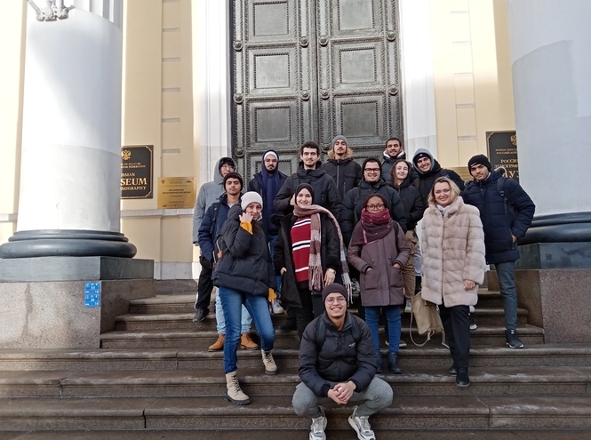 Foreign students of SPbSUT visited the Russian Ethnographic Museum