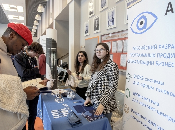 SPbSUT students met with potential employers