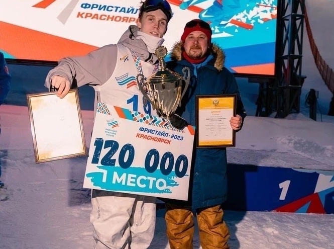 SPbSUT student Pavel Petrov is the winner of the winter season in the "slope-style"