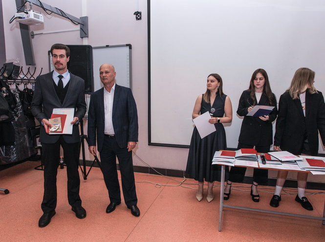 Graduation ceremony at the Master