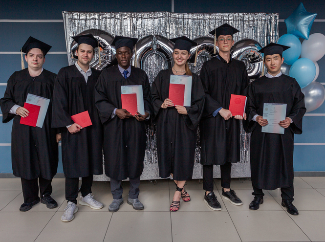 Graduation ceremony at the Master