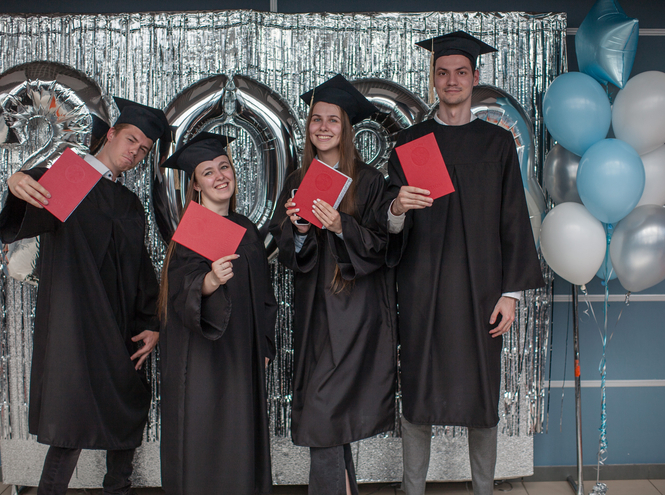 Graduation ceremony at the Master