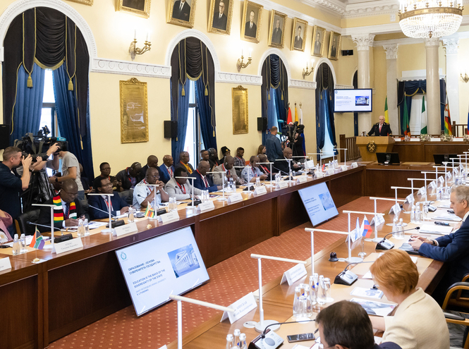 Rector of SPbSUT took part in a meeting on the creation of a consortium of technical universities "Subsoil of Africa"