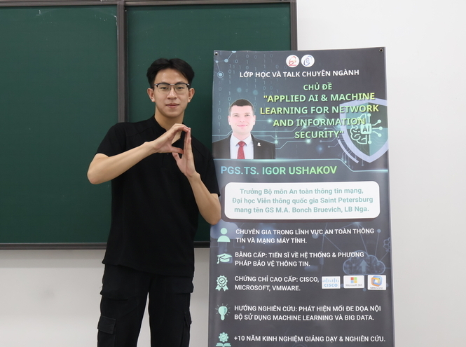 Intensive course on AI and Сybersecurity for Vietnamese students