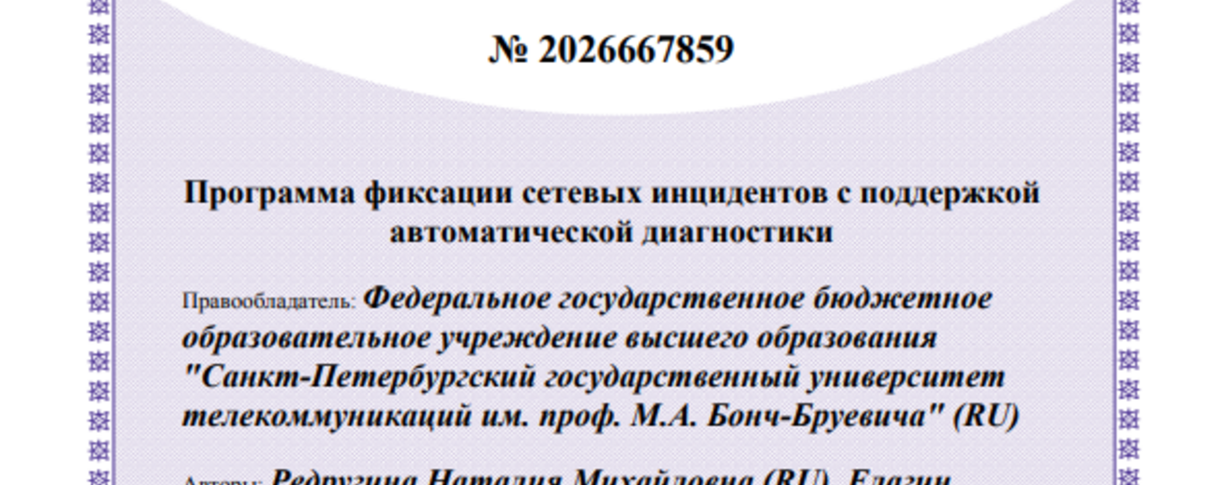 Программа фиксации сетевых инцидентов с поддержкой автоматической диагностики