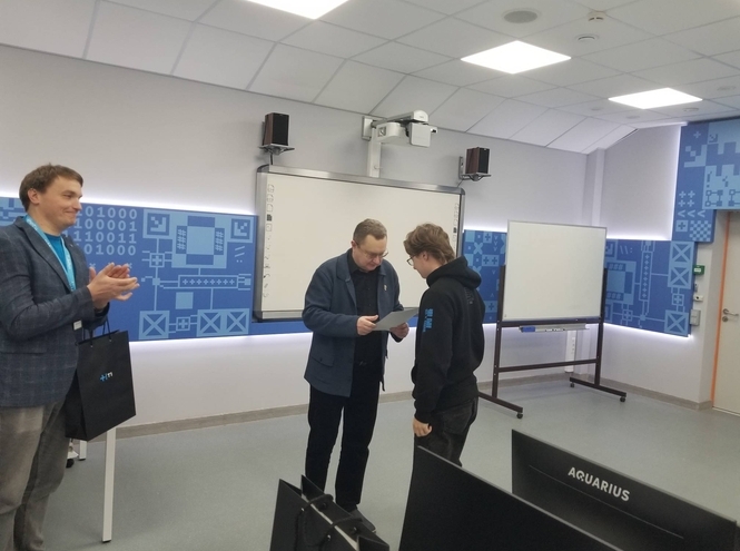 В СПбГУТ наградили победителей Чемпионата по спортивному программированию