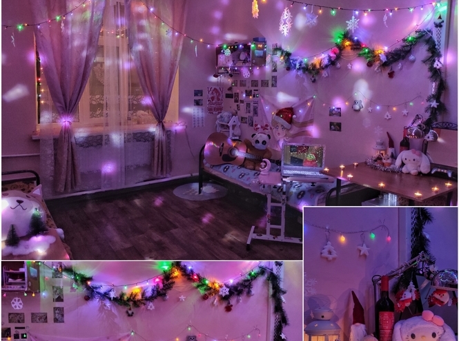 Подведены итоги конкурса на лучшее новогоднее оформление комнаты в общежитии