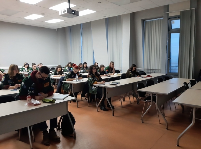 Студенческий отряд СПбГУТ «Орбита» на мероприятии городского масштаба