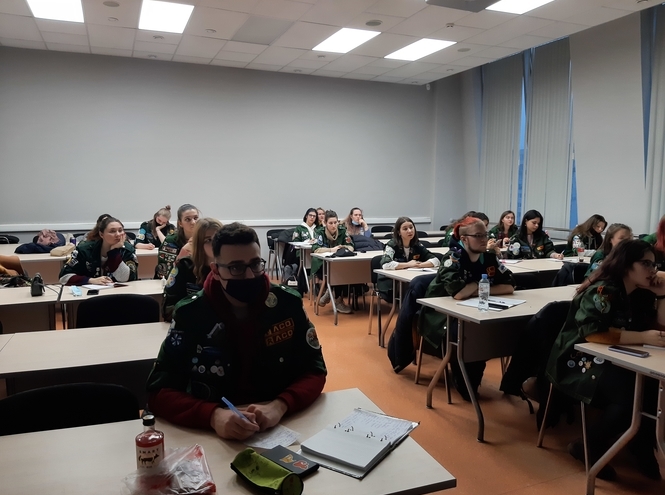 Студенческий отряд СПбГУТ «Орбита» на мероприятии городского масштаба