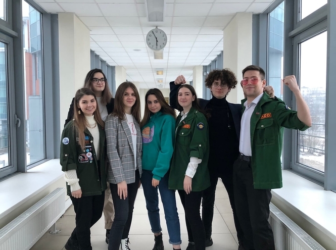 Студенческий отряд СПбГУТ «Орбита» на мероприятии городского масштаба