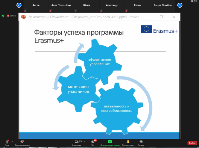 СПбГУТ на информационной онлайн-сессии Erasmus+