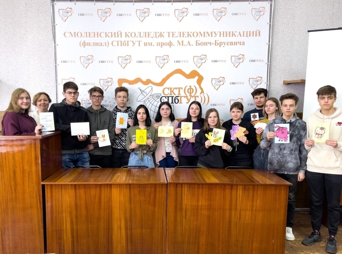 Волонтерский отряд СКТ (ф) СПбГУТ принял участие в акции  «Лучи добра»