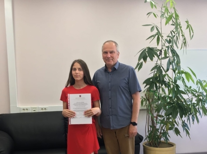 Вручение дипломов победителям конкурса КНВШ