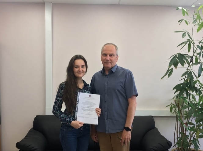 Вручение дипломов победителям конкурса КНВШ