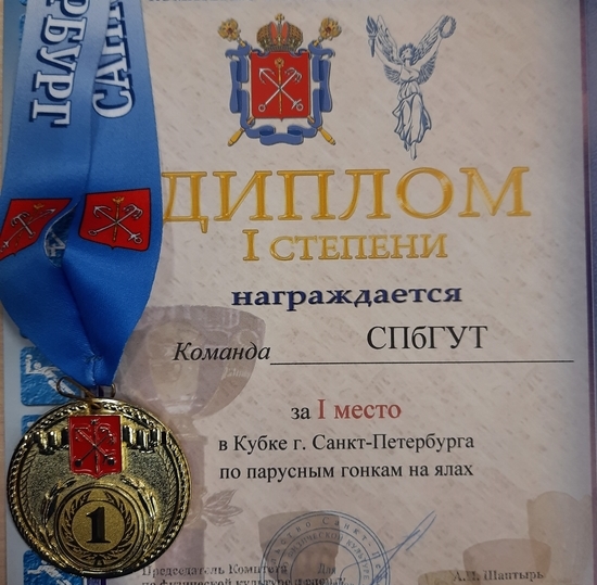 Первые победы паруса «СПбГУТ–90»