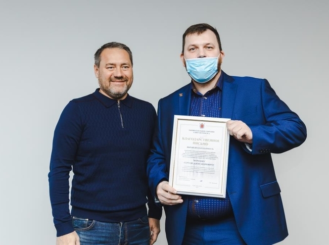 Начальнику отдела по воспитательной работе вручена благодарность городского Законодательного Собрания