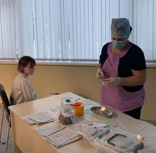 В СПбГУТ снова провели вакцинацию против COVID-19