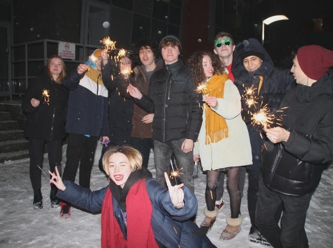 Первокурсники и активисты встретились на «Новогоднем шоу РТС»