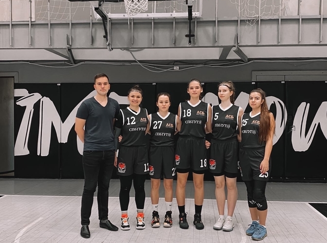 Личный рекорд женской сборной СПбГУТ по баскетболу