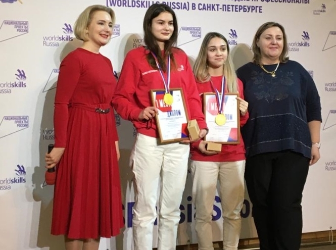 Награждение студентов петербургского колледжа телекоммуникаций – победителей соревнований WorldSkills Russia