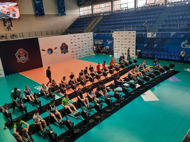 Первый старт в Спартакиаде вузов по гребле-индор