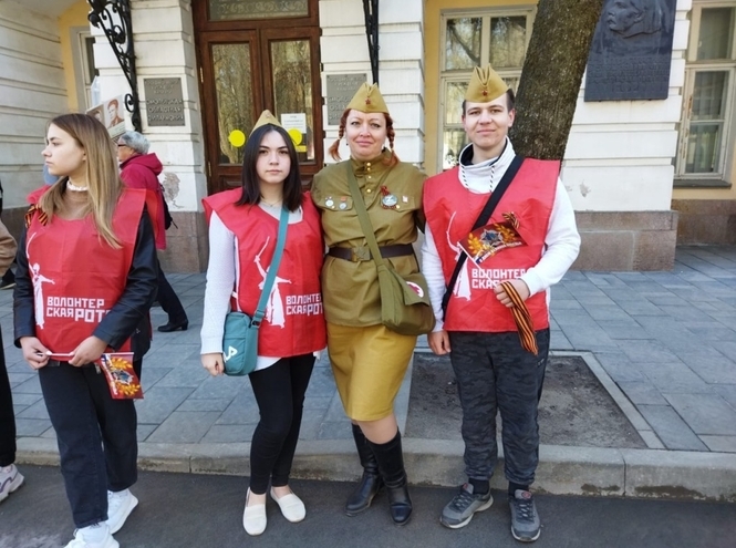 Смоленский колледж телекоммуникаций принял участие в праздничных мероприятиях ко Дню Победы