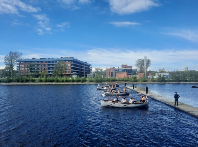 Студенты СПбГУТ на гребной регате «Весла – на воду!»