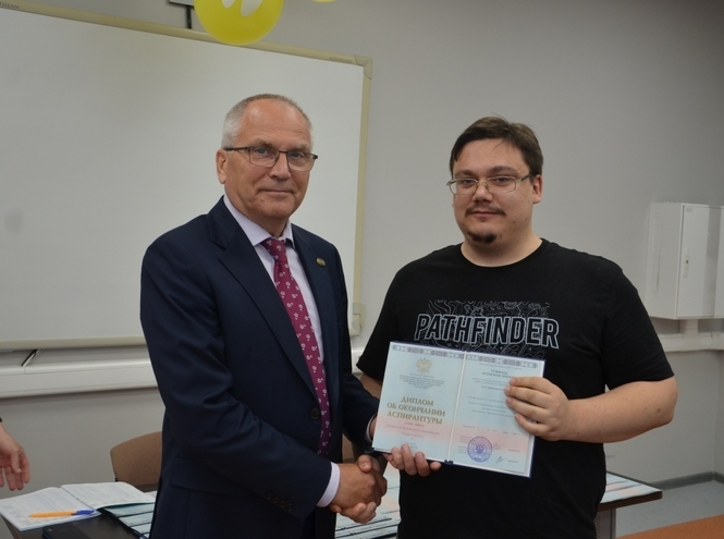 В СПбГУТ вручили дипломы выпускникам аспирантуры