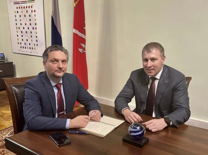 Ректор СПбГУТ Руслан Киричек встретился с вице-губернатором Санкт-Петербурга