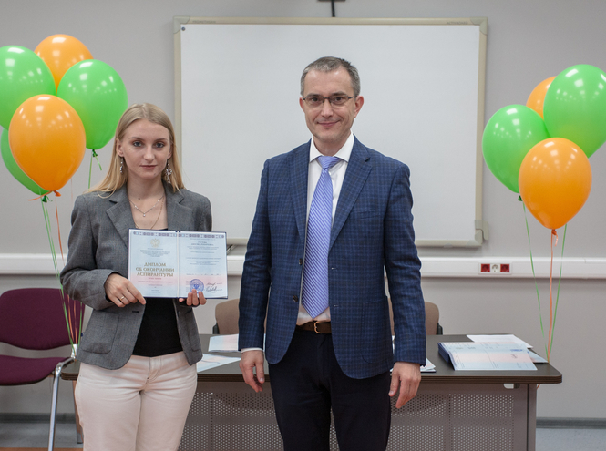 В СПбГУТ вручили дипломы выпускникам аспирантуры