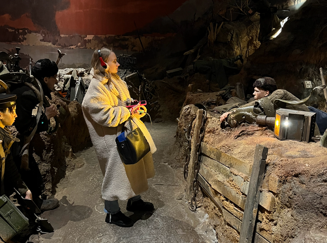 Гуманитарии СПбГУТ посетили с экскурсией «Ленфильм»