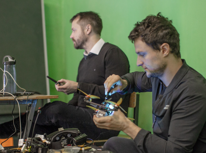 В СПбГУТ прошел второй тур Новогоднего кубка Санкт-Петербурга по гонкам дронов