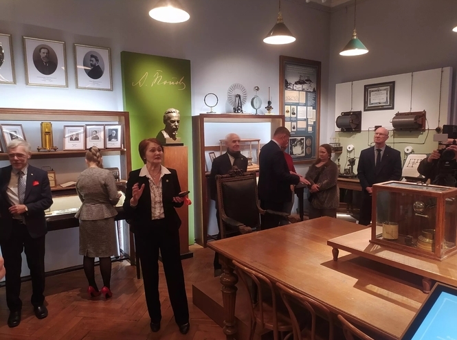 СПбГУТ принял участие в открытии обновленной экспозиции музея-лаборатории Попова