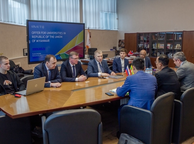 В СПбГУТ обсудили перспективы развития сотрудничества с Мьянмой