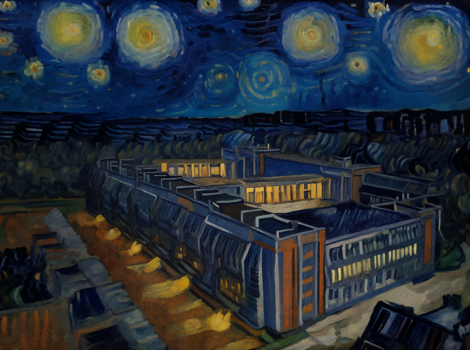 От Ван Гога до AI: магистрант СПбГУТ разработал нейро-образы университета