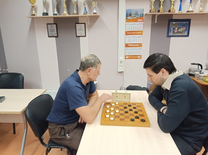 Итоги турнира по шашкам на Спартакиаде работников СПбГУТ