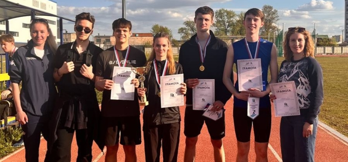 Студенты СПбГУТ победили в легкоатлетической эстафете