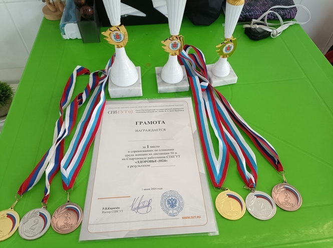 Спартакиада работников СПбГУТ завершена: заплыв за медалями