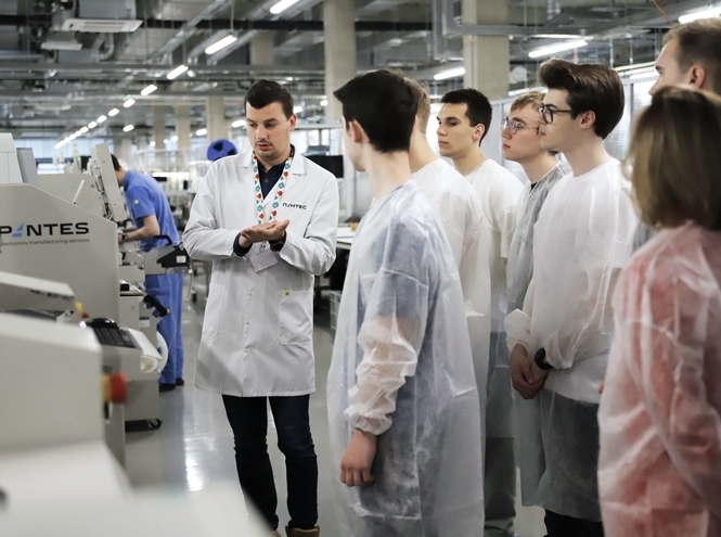 Студенты факультета РТС познакомились с предприятием «Пантес»