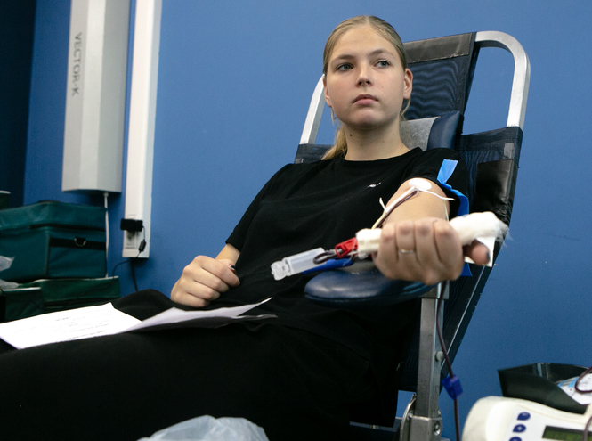 Участниками Дня донора в СПбГУТ стали 192 человека