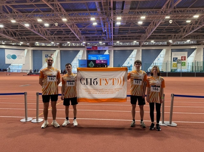 Студенты «Бонча» – среди лучших на Всероссийских соревнованиях по легкой атлетике