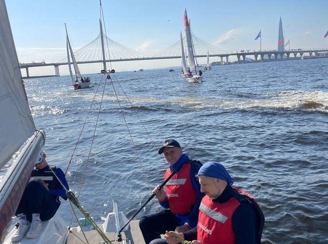 Выходные «бончевцев» — под парусом