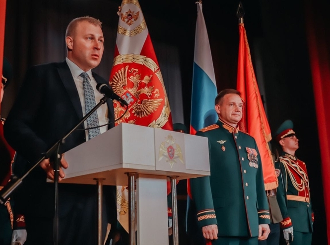 Ректор СПбГУТ принял участие в празднике Академии Росгвардии