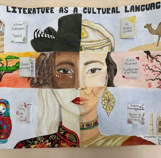 Язык как код культуры: в СПбГУТ открылась выставка студенческих работ